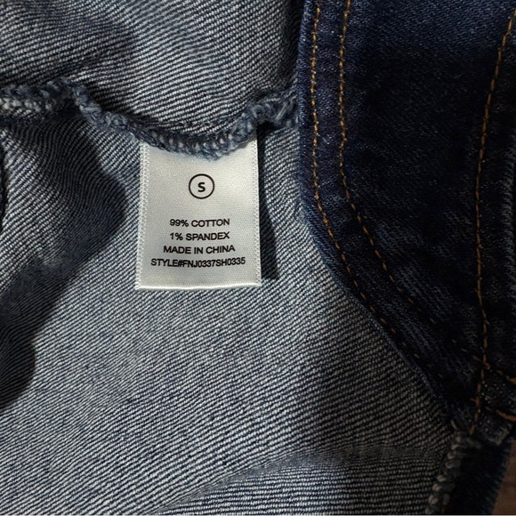 Fashion Nova Denim Mini Skirt and Shirt, Size Women’s Small - Picture 12 of 12